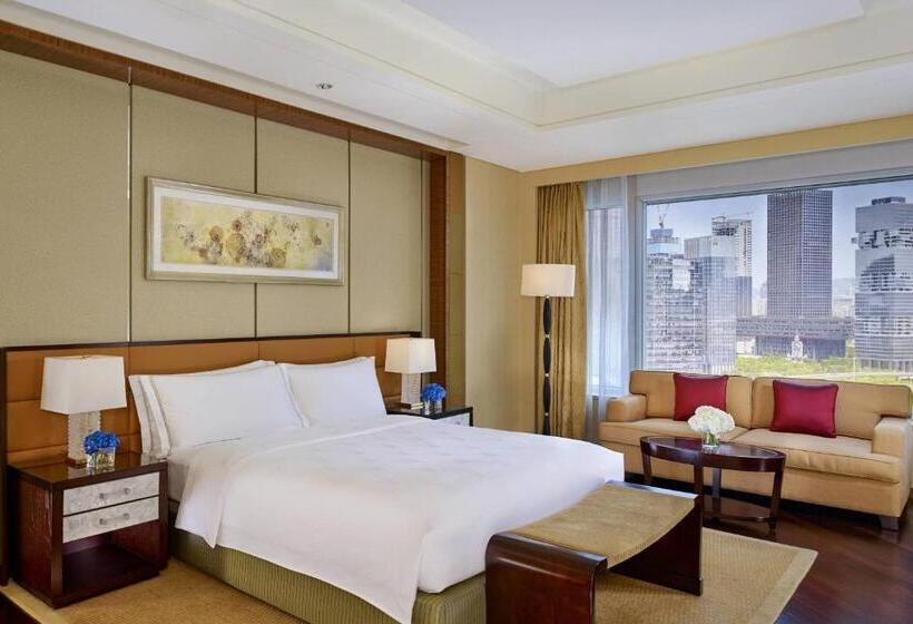 Club Room King Bed, The Ritz Carlton, Shenzhen, Nearby Futian Cbd, Convention & Exhibition Center, Futian Railway Statio