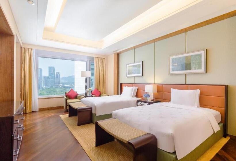 اتاق استاندارد با چشم‌انداز باغ, The Ritz Carlton, Shenzhen, Nearby Futian Cbd, Convention & Exhibition Center, Futian Railway Statio