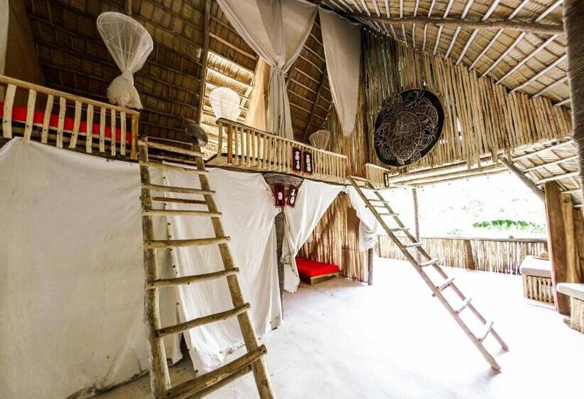 تختخواب در اتاق مشترک, Ganesh Hostel & Shivas Bungalows