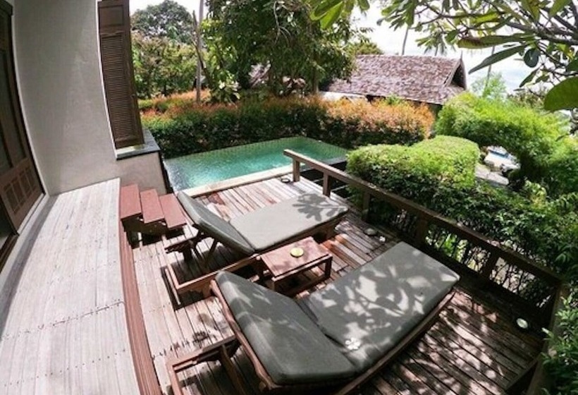 ویلای دلوکس 1 خوابه با چشم‌انداز دریا, Bhundhari Residence Koh Samui