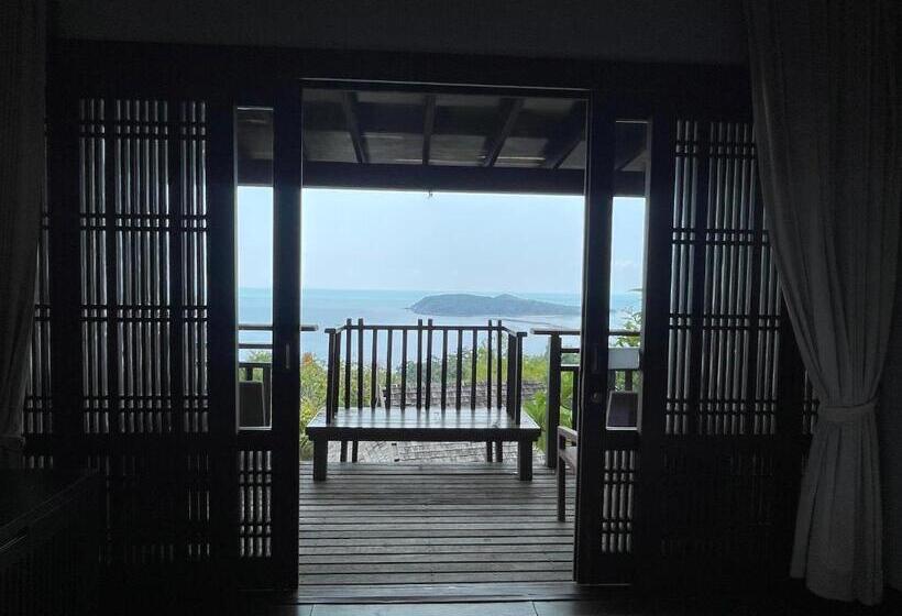 ویلای دلوکس 1 خوابه با چشم‌انداز دریا, Bhundhari Residence Koh Samui