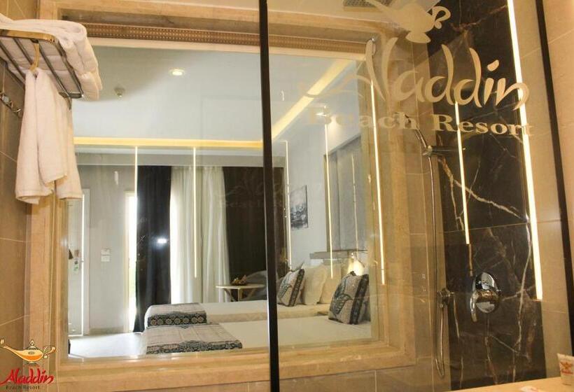 اتاق استاندارد با چشم‌انداز باغ, Aladdin Beach Resort