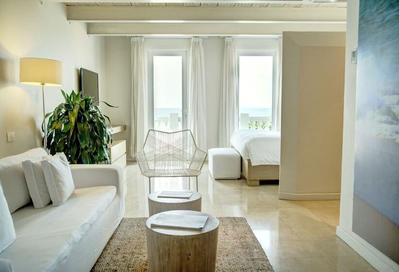 اتاق لوکس با چشم‌انداز دریا, Boutique Bovedas De Santa Clara By Accor