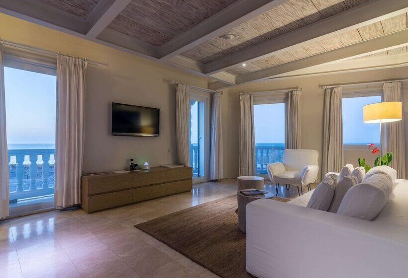 اتاق لوکس با چشم‌انداز دریا, Boutique Bovedas De Santa Clara By Accor