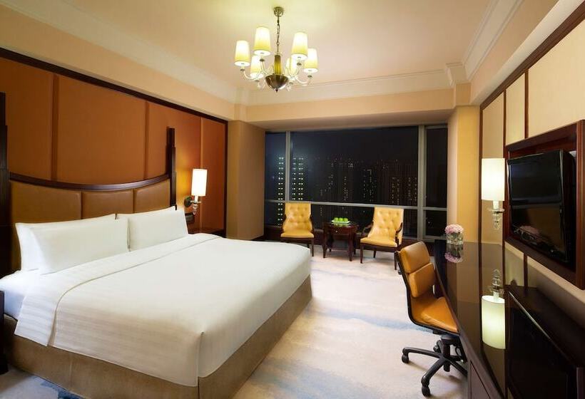 اتاق لوکس, Shangri La Wenzhou A Panoramic View Of The River, Adjacent To Wenzhou International Convention And E