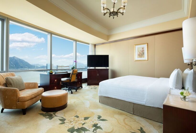 اتاق پرمیوم, Shangri La Wenzhou A Panoramic View Of The River, Adjacent To Wenzhou International Convention And E