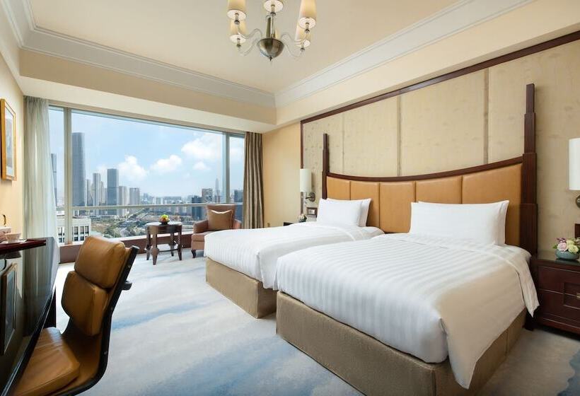 اتاق لوکس, Shangri La Wenzhou A Panoramic View Of The River, Adjacent To Wenzhou International Convention And E