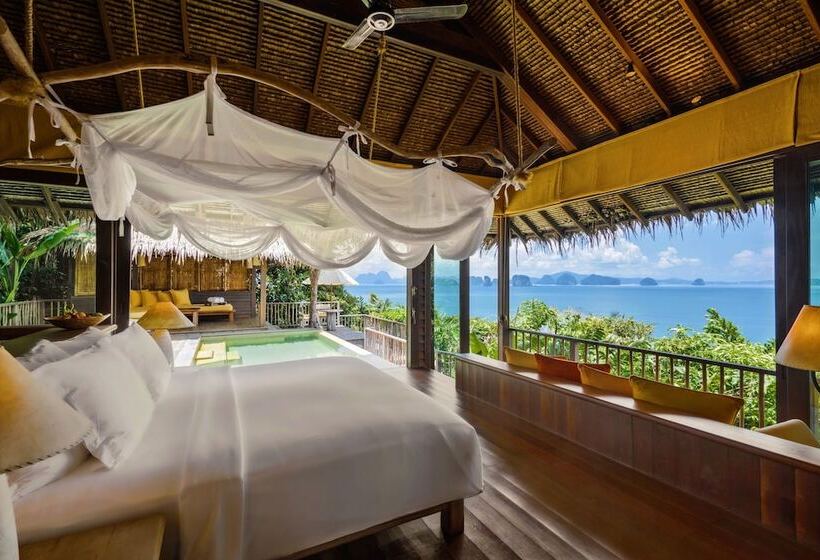 Jednopokojowa willa z basenem, Six Senses Yao Noi