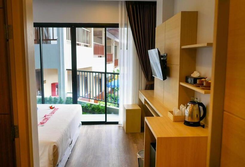 اتاق استاندارد با چشم‌انداز استخر, Baan Yuree Resort & Spa