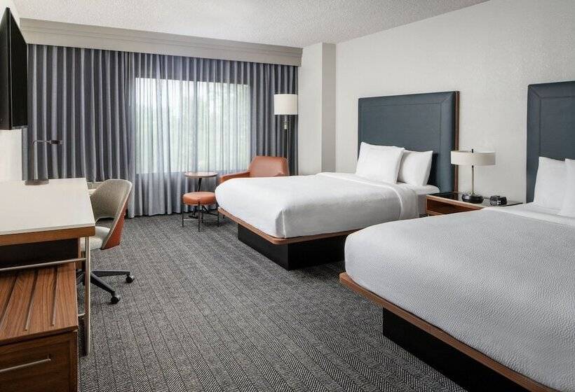 اتاق استاندارد با 2 تخت دوبل, Courtyard By Marriott New Orleans Metairie