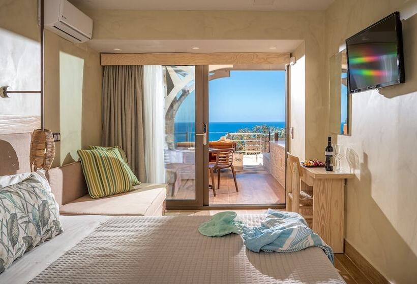 اتاق پرمیوم با چشم‌انداز دریا, Esperides Resort Crete The Authentic Experience