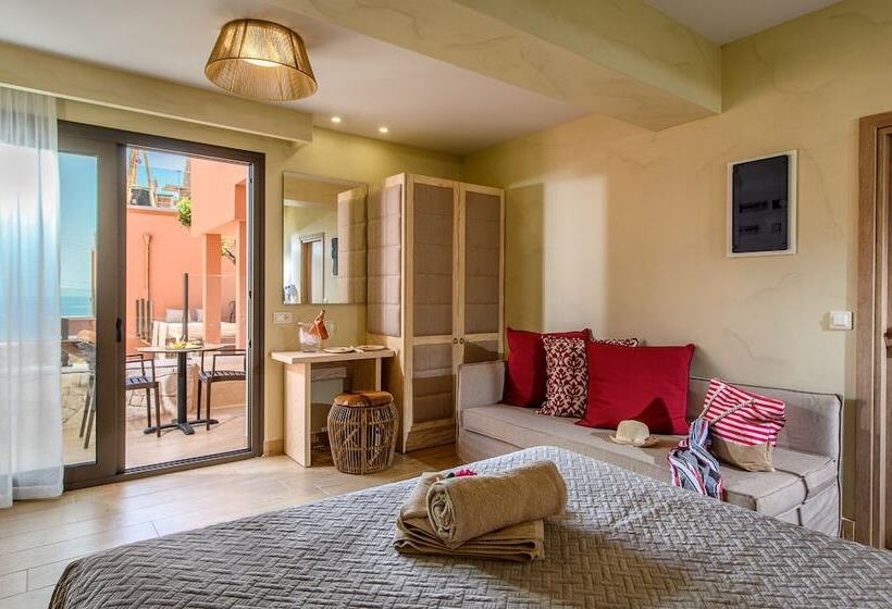 اتاق پرمیوم با چشم‌انداز دریا, Esperides Resort Crete The Authentic Experience