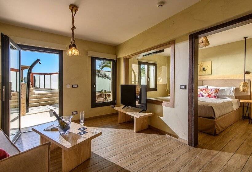 Suite Deluxe Vista Mar, Esperides Resort Crete The Authentic Experience