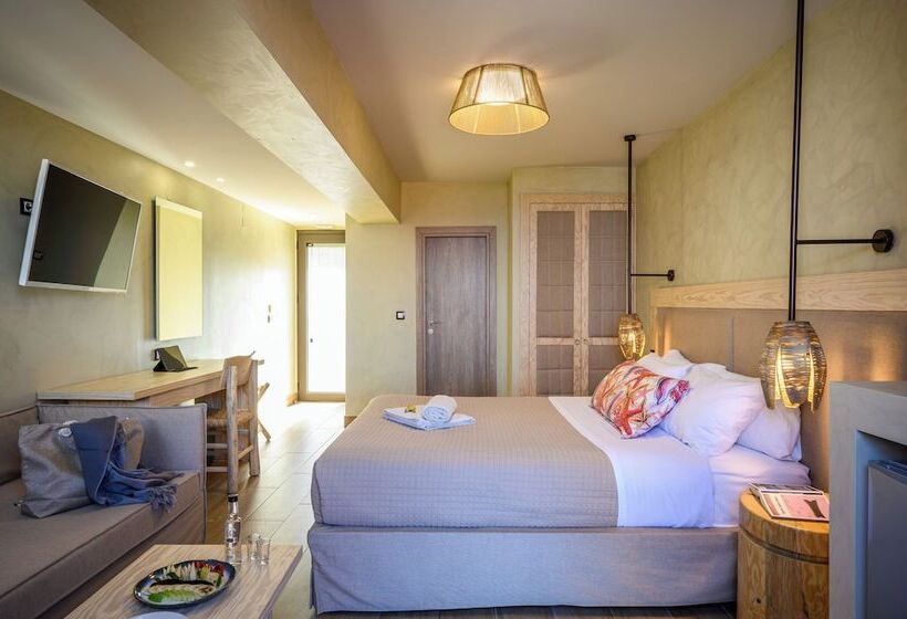اتاق پرمیوم با چشم‌انداز دریا, Esperides Resort Crete The Authentic Experience