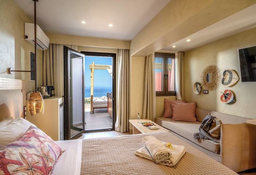 اتاق پرمیوم با چشم‌انداز دریا, Esperides Resort Crete The Authentic Experience