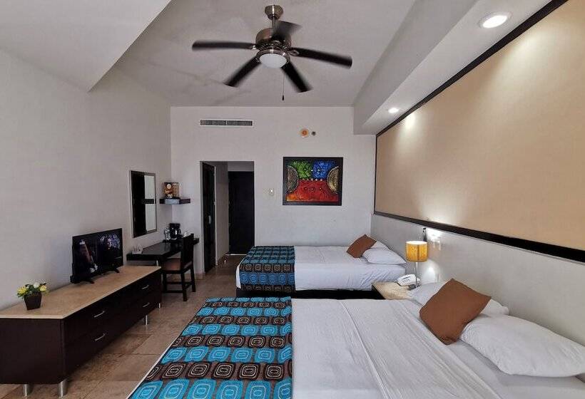 اتاق استاندارد با 2 تخت دوبل, Coral Island Beach View