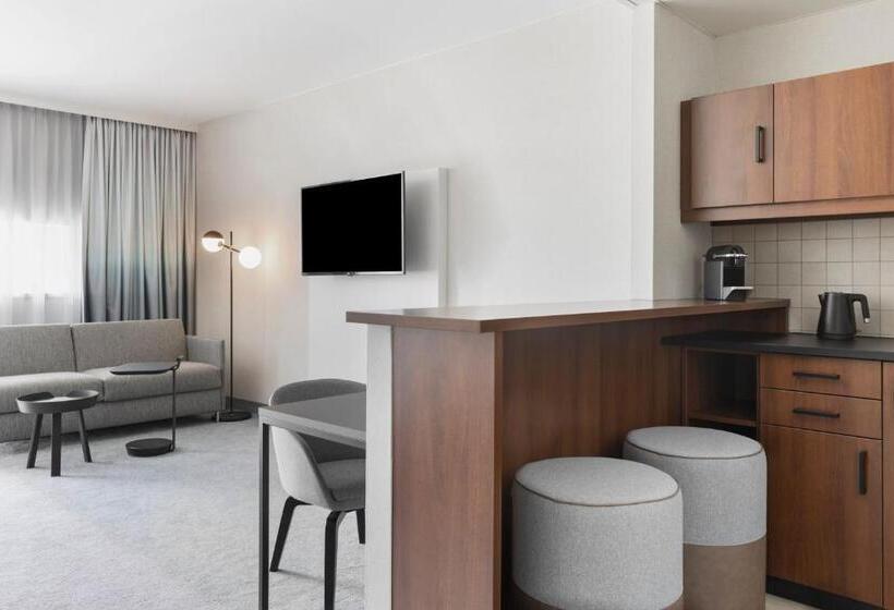 带大床的高级房间, Courtyard By Marriott Basel