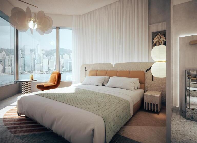 Superior Room King Size Bed, Mondrian Hong Kong