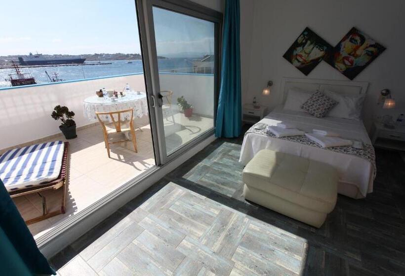 اتاق استاندارد با بالکن و چشم‌انداز دریا, Larimar Hotel Cesme