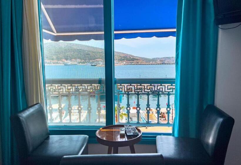 اتاق استاندارد با چشم‌انداز دریا, Larimar Hotel Cesme
