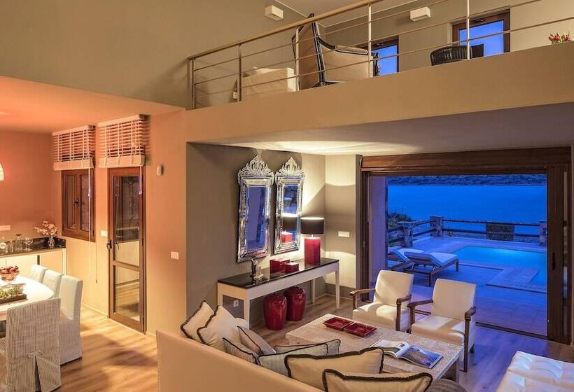 ویلای 1 خوابه با چشم‌انداز دریا, Elounda Gulf Villas By Sandglass