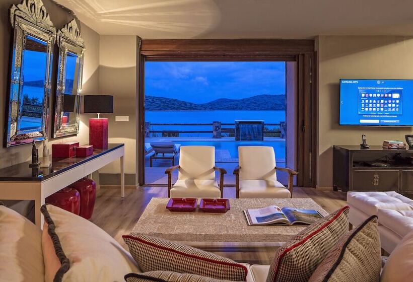 ویلای 1 خوابه با چشم‌انداز دریا, Elounda Gulf Villas By Sandglass