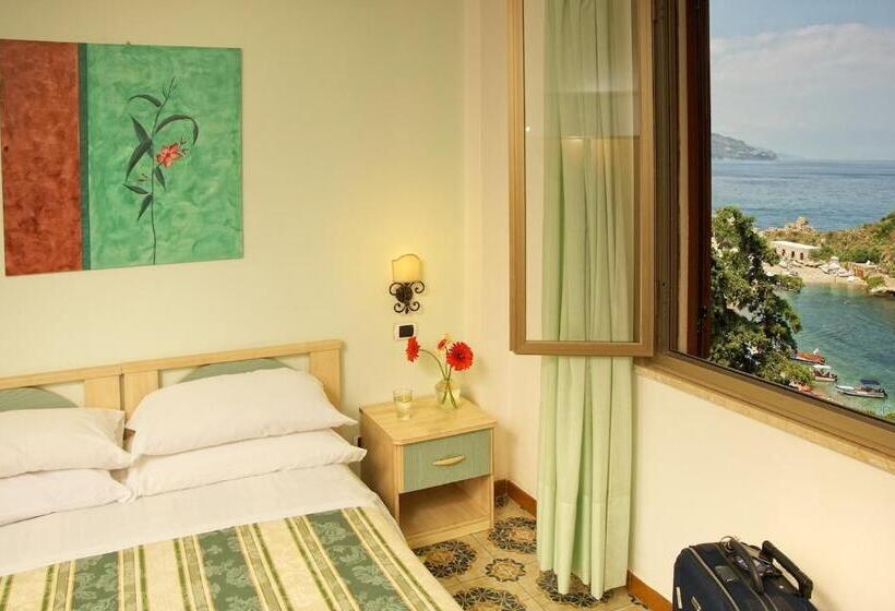 اتاق استاندارد با چشم‌انداز دریا, Jonic Hotel Mazzarò