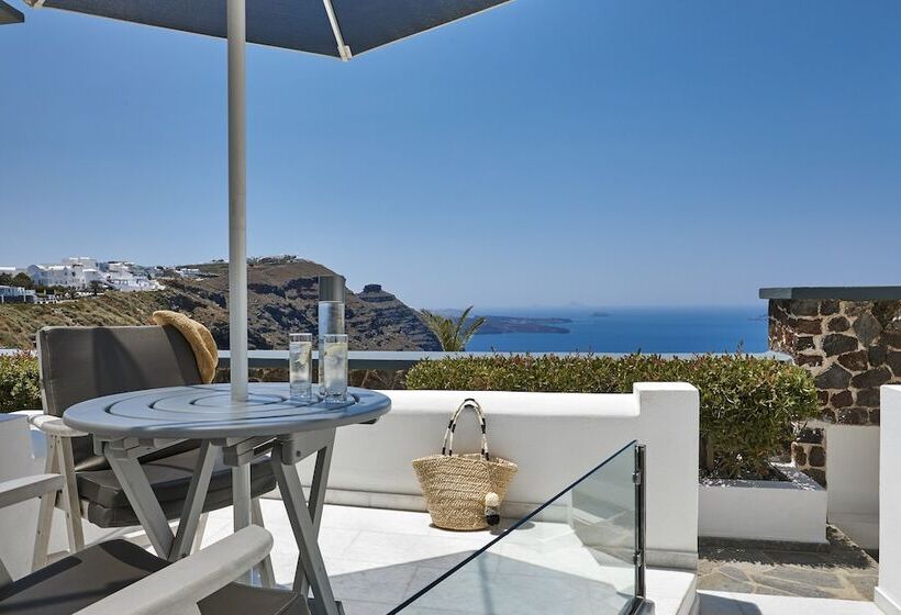 اتاق استاندارد سه تخته با چشم‌انداز, Santorini Princess Spa
