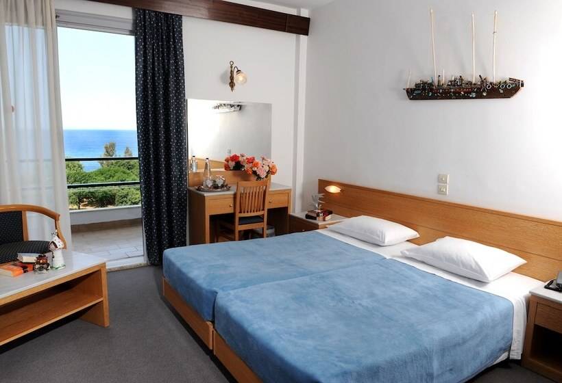 带海景的古典房间, Delfinia Hotel & Bungalows