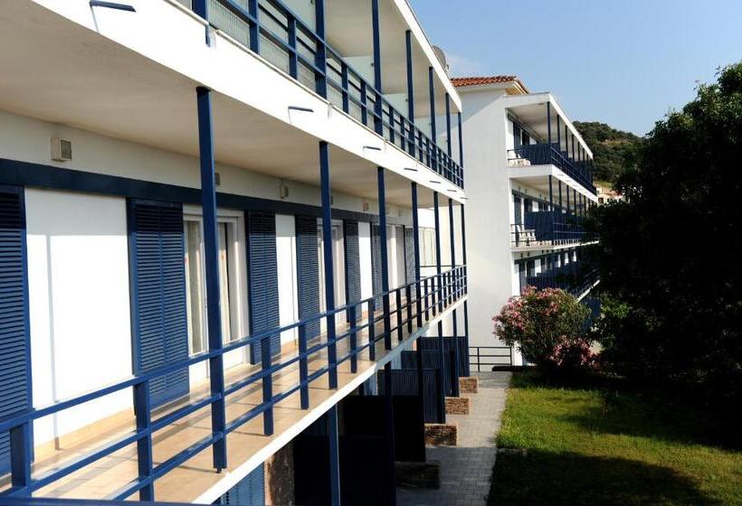 带海景的古典房间, Delfinia Hotel & Bungalows