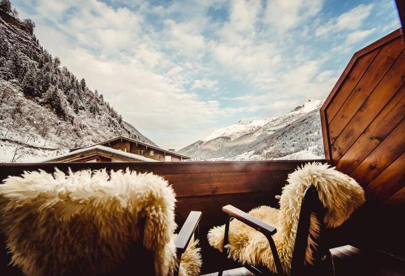 اتاق استاندارد یک تخته با بالکن, Alpenhaus Monte