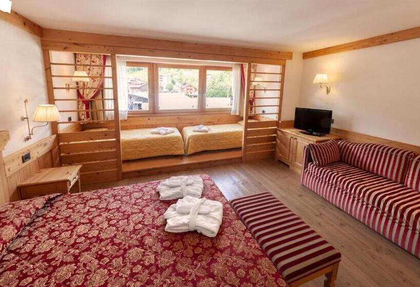 اتاق سوپریور چهار تخته, Campiglio Bellavista