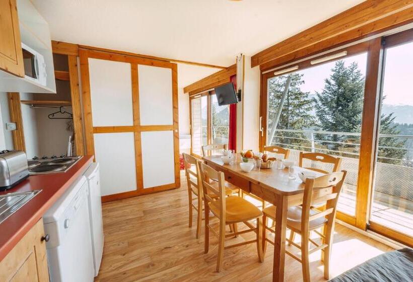 2 Bedrooms Apartment Mountain View, Résidences Les Villages Du Bachat