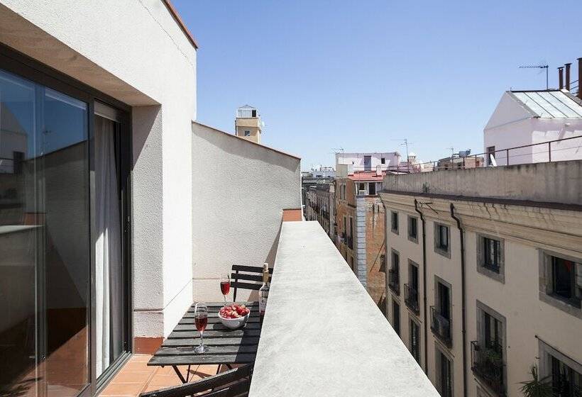 Standard Studio mit Terrasse, Inside Barcelona Apartments Esparteria