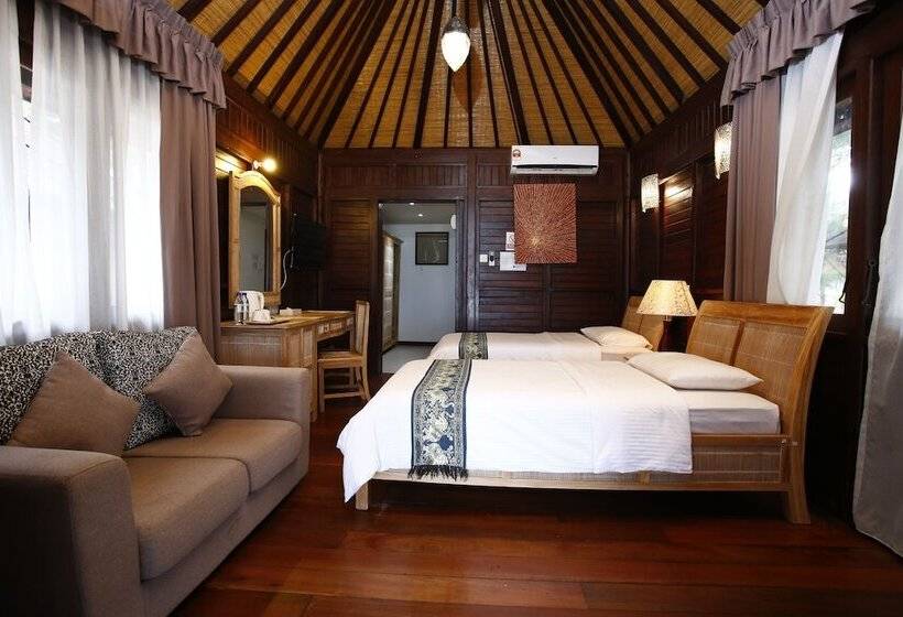 اتاق استاندارد با چشم‌انداز دریا, Sutera @ Mantanani Island Resort & Spa