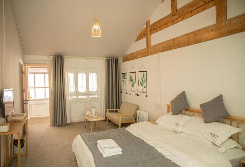 اتاق استاندارد با چشم‌انداز باغ, 雪湖轻奢民宿 Snowlake Inn