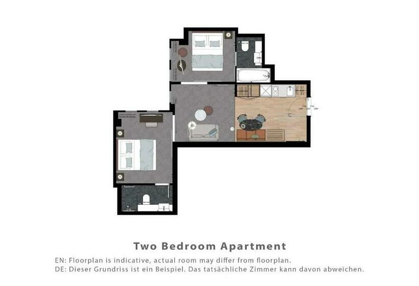 آپارتمان 2 خوابه, Adina Apartment Hotel Munich