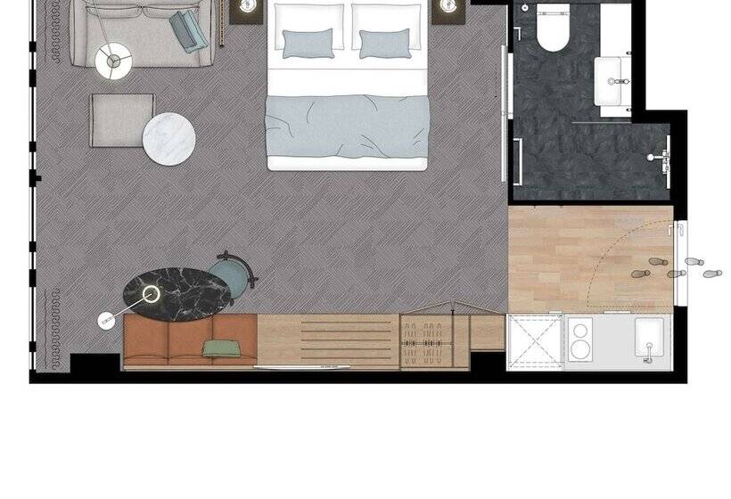 استودیوی پریمیوم, Adina Apartment Hotel Munich