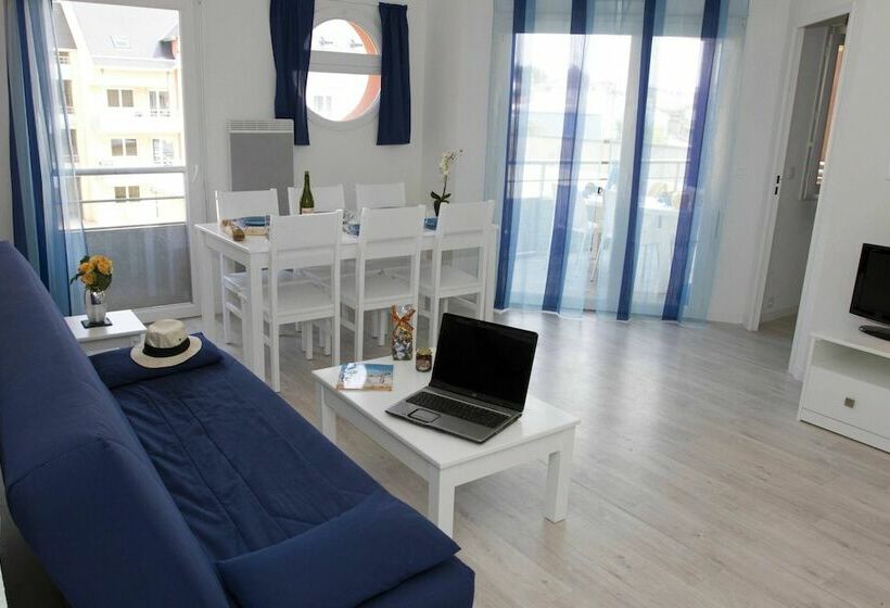 带阳台两卧公寓, Adonis Grandcamp  Residence Les Isles De Sola