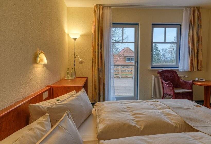 اتاق استاندارد با تراس, Alter Landsitz Sommerstorf