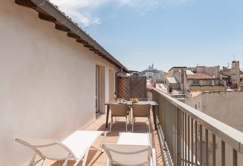 Apartament 1 Dormitori amb Terrassa, Residhotel Vieux Port