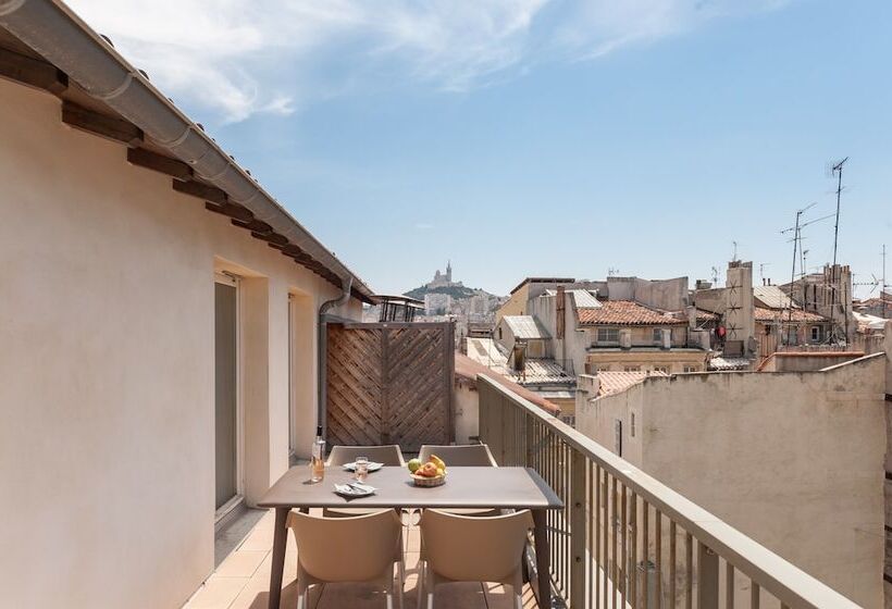 1 Bedroom Apartment with Terrace, Residhotel Vieux Port