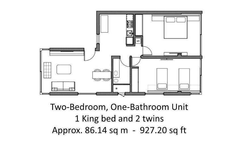 آپارتمان 2 خوابه, Beach Haus Key Biscayne Contemporary Apartments