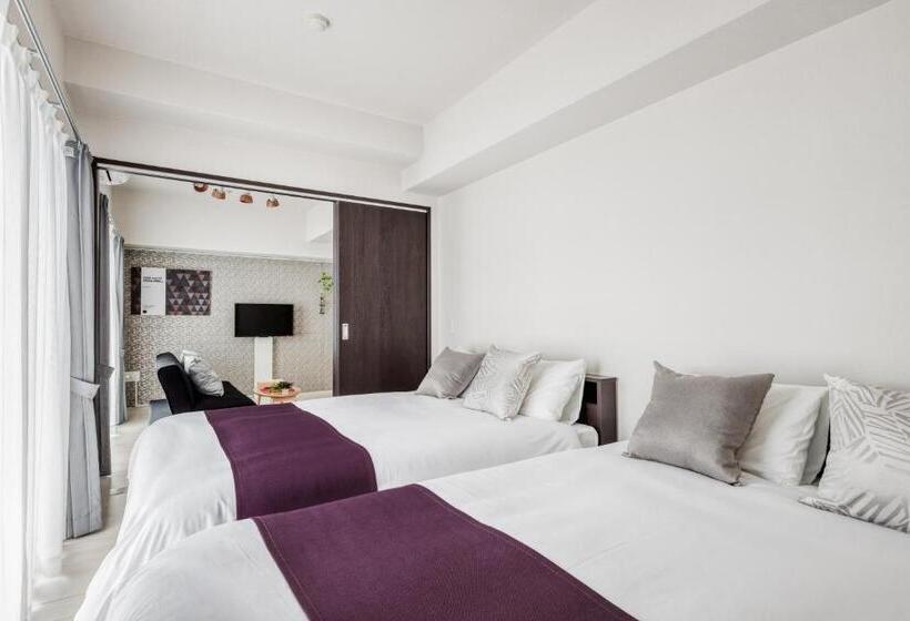 آپارتمان 1 خوابه با بالکن, Bon Condominium Umeda