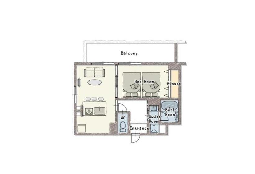 اتاق سوپریور خانوادگی, Bon Condominium Umeda