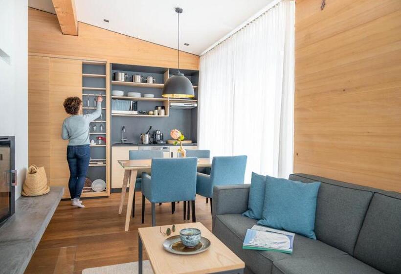 בקתת דלוקס בת חדר 1, Sporthotel Chalet