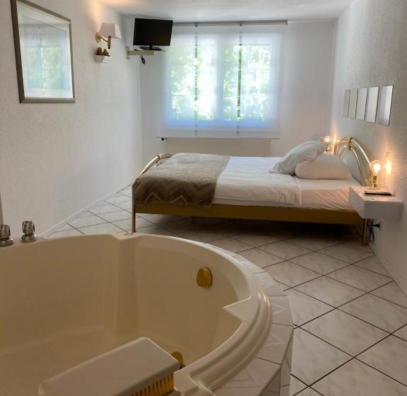 اتاق استاندارد با وان آب گرم, Apart Hôtel Pont De Thielle