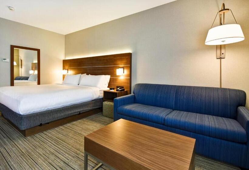 带大床的高级房间, Holiday Inn Express Middletown/newport