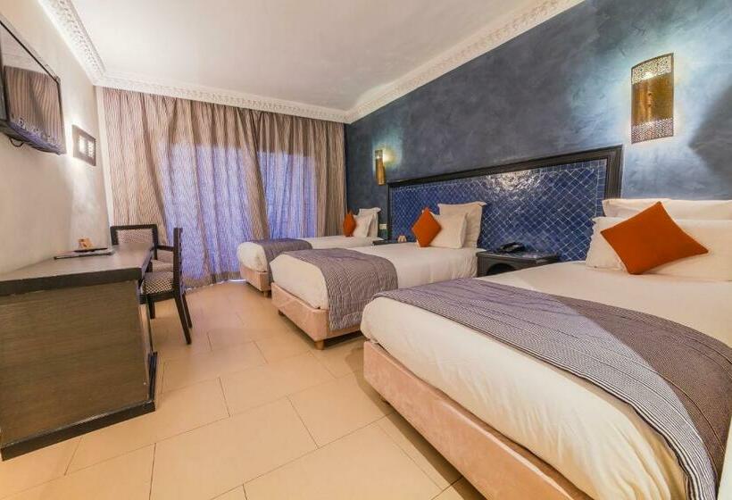 اتاق استاندارد سه تخته با چشم‌انداز باغ, Zalagh Kasbah Hotel & Spa