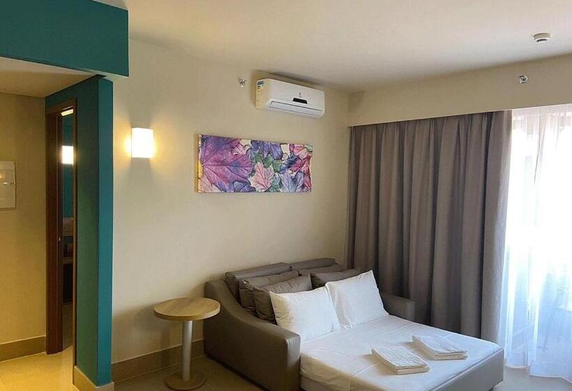 آپارتمان 1 خوابه با چشم‌انداز استخر, Enjoy Solar Das águas Park Resort